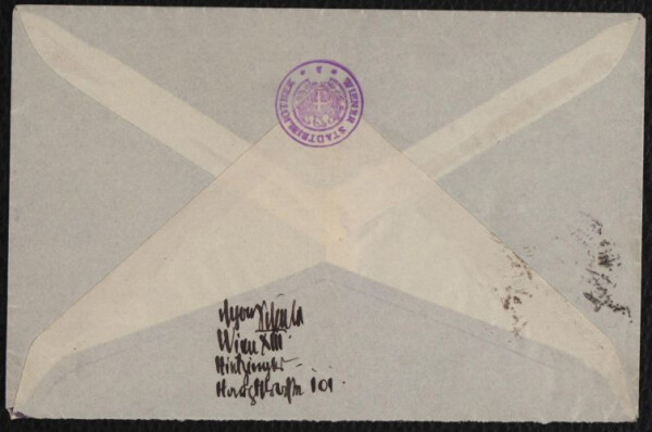 Letter from Egon Schiele to Arthur Roessler Bild 3