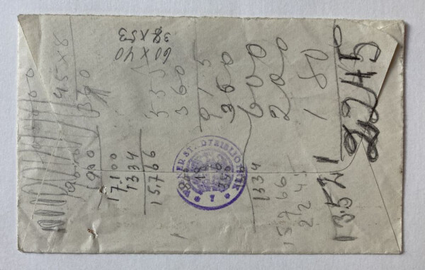 Visitkarte von Hans von Ankwicz-Kleehoven mit einer Notiz für Egon Schiele Bild 4
