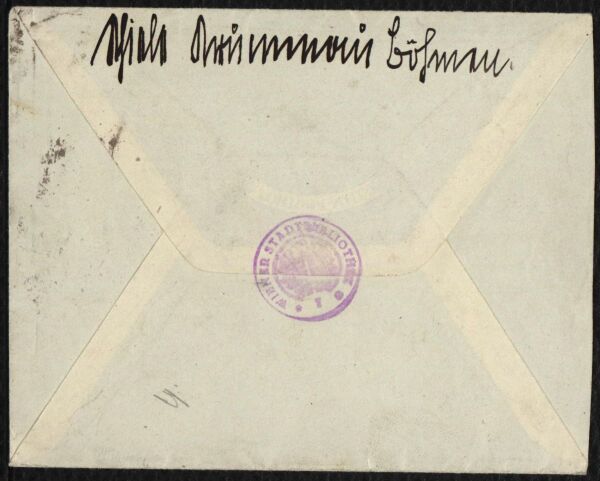 Brief von Egon Schiele an Andreas Thom (Rudolf Csmarich) Bild 3