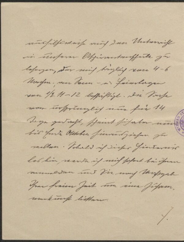 Brief von Heinrich Benesch an Arthur Roessler Bild 2