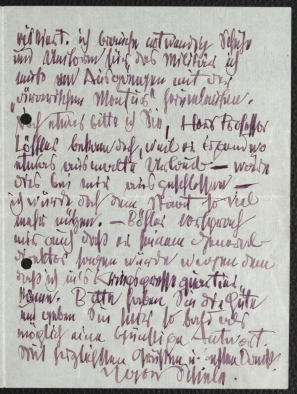 Letter from Egon Schiele to Josef Hoffmann Bild 2