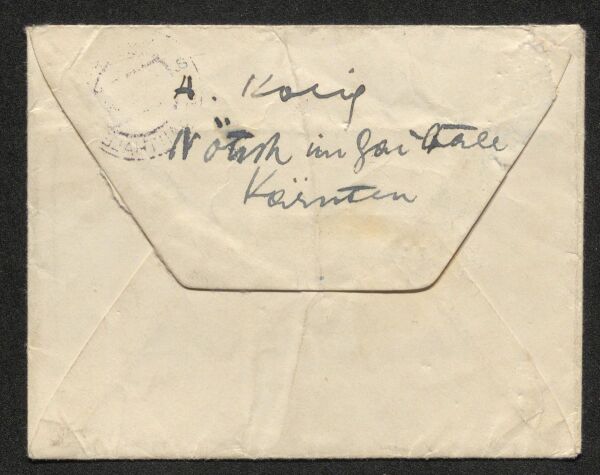 Letter from Anton Kolig to Egon Schiele Bild 4