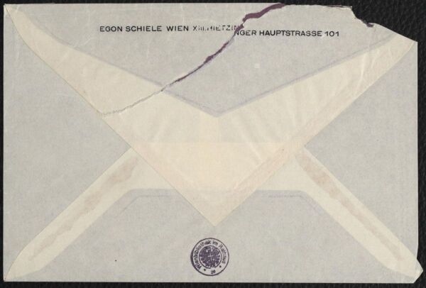 Brief von Egon Schiele an Lilly Steiner Bild 3