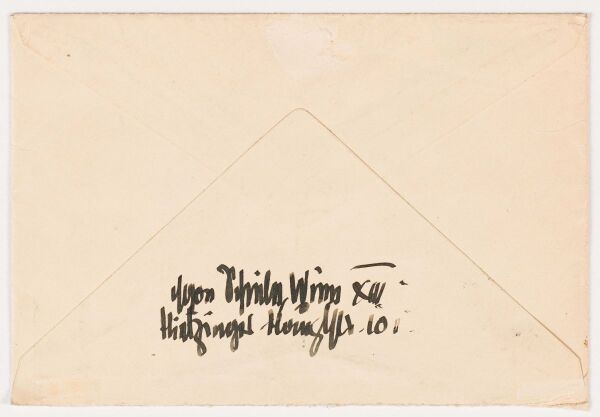 Letter from Egon Schiele to Richard Lányi Bild 3
