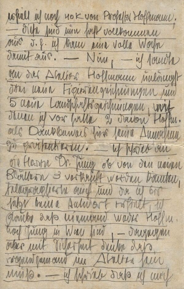 Brief von Egon Schiele an Heinrich Benesch Bild 2