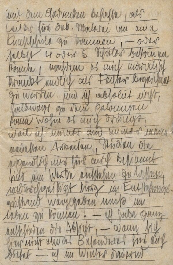 Brief von Egon Schiele an Heinrich Benesch Bild 3