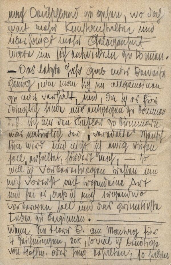 Brief von Egon Schiele an Heinrich Benesch Bild 4