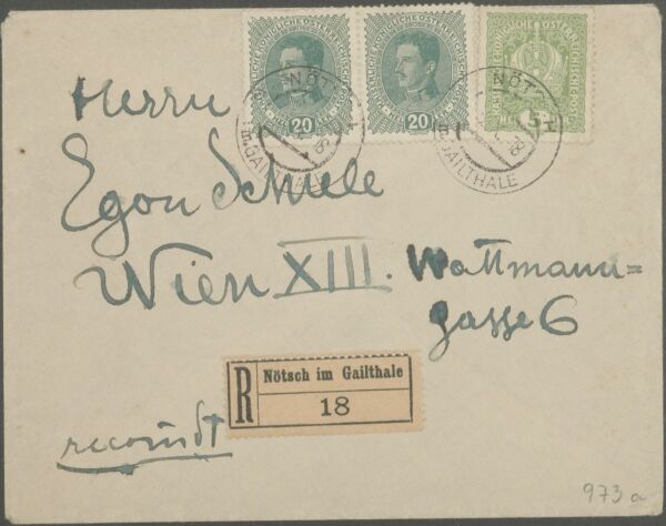 Letter from Anton Kolig to Egon Schiele Bild 2