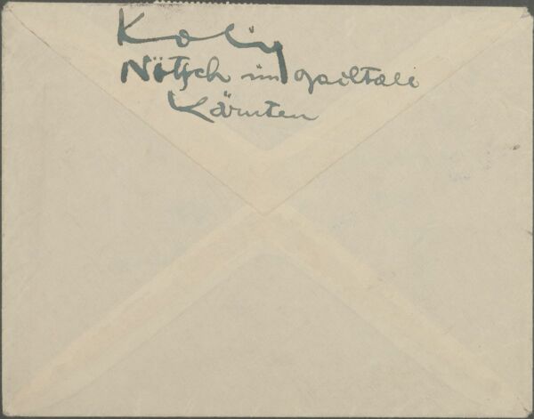 Letter from Anton Kolig to Egon Schiele Bild 3