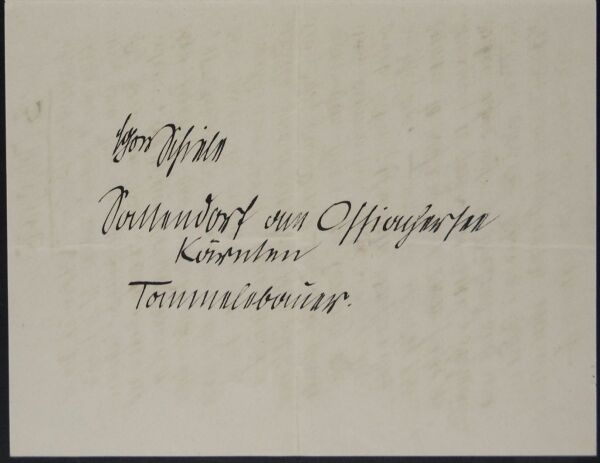 Brief von Egon Schiele an Franz Hauer Bild 3