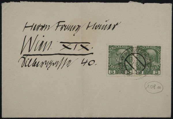 Brief von Egon Schiele an Franz Hauer Bild 4