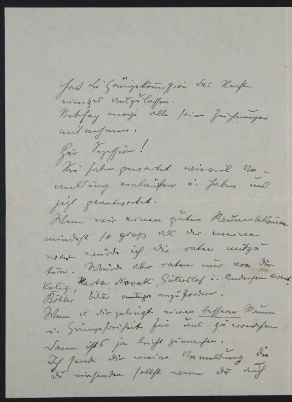 Letter from Anton Faistauer to Egon Schiele Bild 2