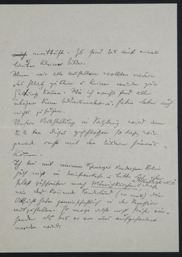 Letter from Anton Faistauer to Egon Schiele Bild 3