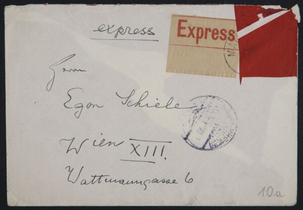 Letter from Anton Faistauer to Egon Schiele Bild 5