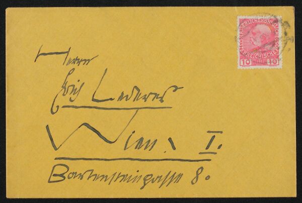 Letter from Egon Schiele to Erich Lederer Bild 3
