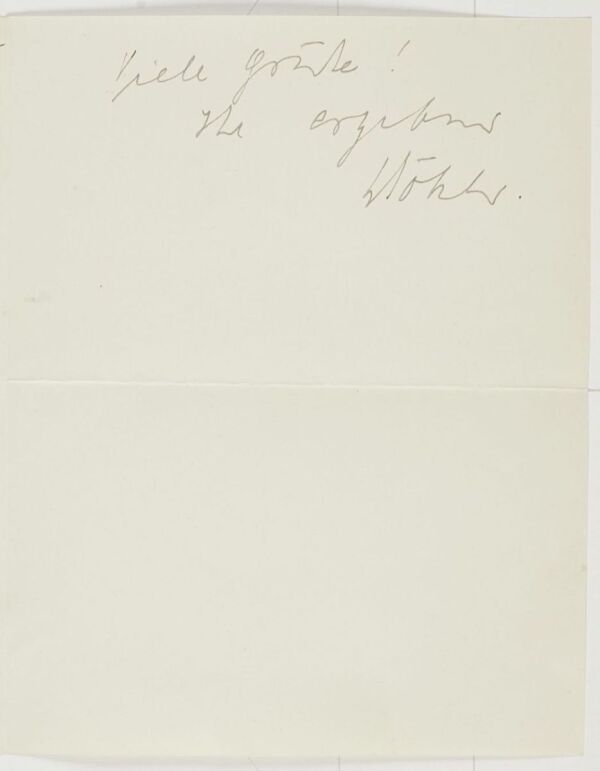 Brief von Heinrich Böhler an Egon Schiele Bild 3