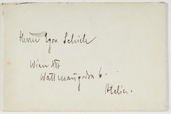 Letter from Anton Peschka to Egon Schiele Bild 3