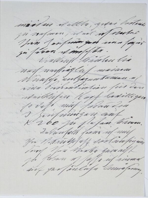 Brief von Arnold Skutezky an Egon Schiele Bild 2