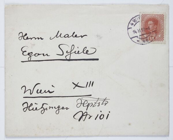 Brief von Ernst Wagner an Egon Schiele Bild 2