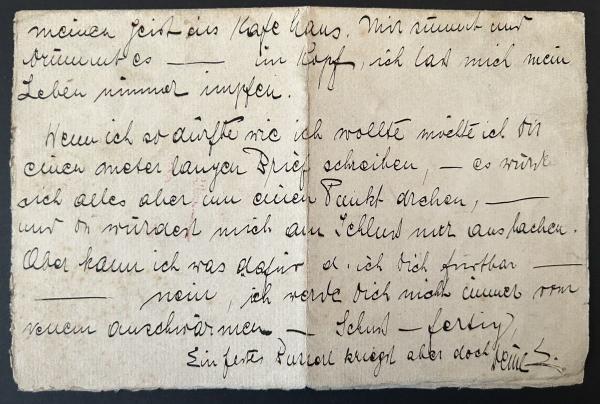 Brief von Edith Harms, vermutlich an Egon Schiele Bild 2