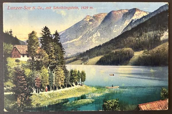 Postkarte von Edith Schiele an Josefine Harms 