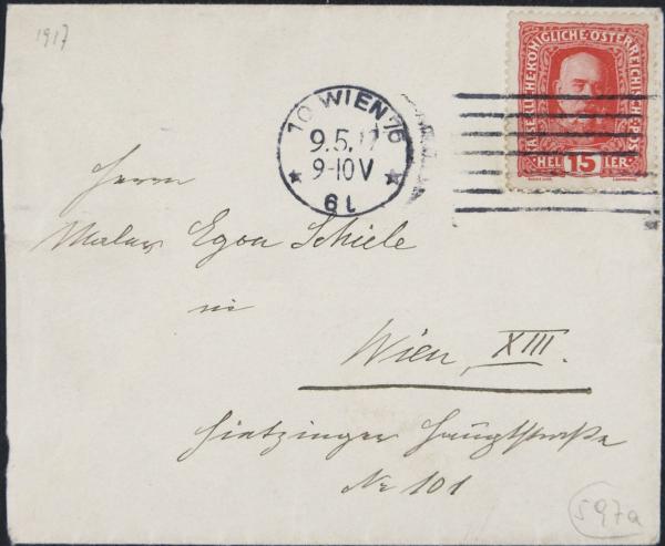 Letter from Heinrich Benesch to Egon Schiele Bild 5