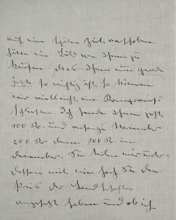 Letter from Magda Mautner von Markhof to Egon Schiele Bild 2