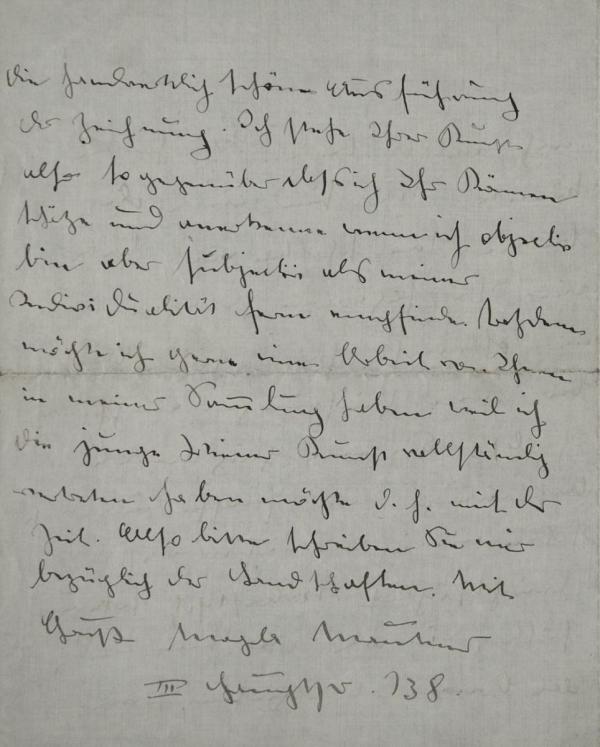 Letter from Magda Mautner von Markhof to Egon Schiele Bild 4