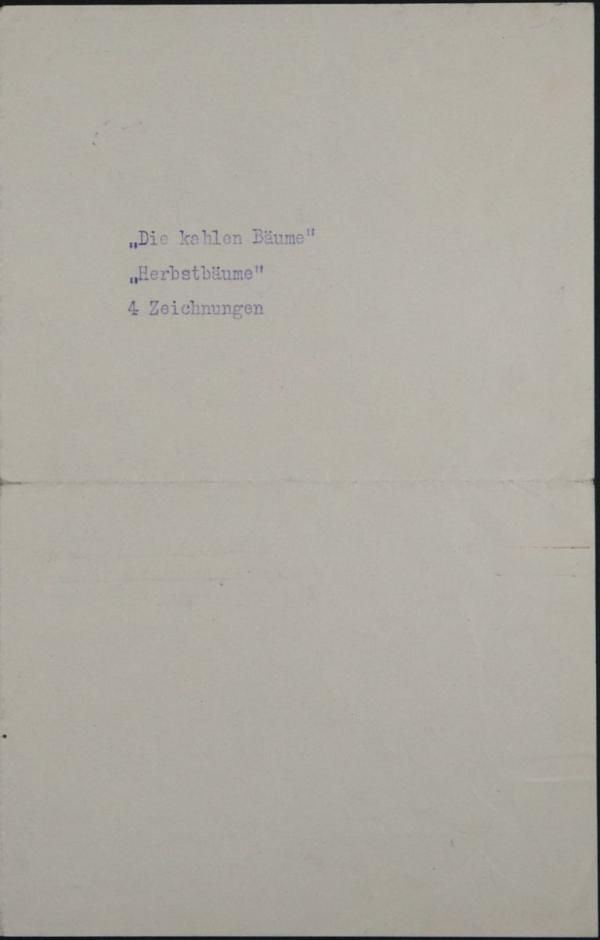 Maschinenschriftlicher Brief von Rudolf Bacher und Rudolf Lechner/Wiener Secession an Egon Schiele Bild 2
