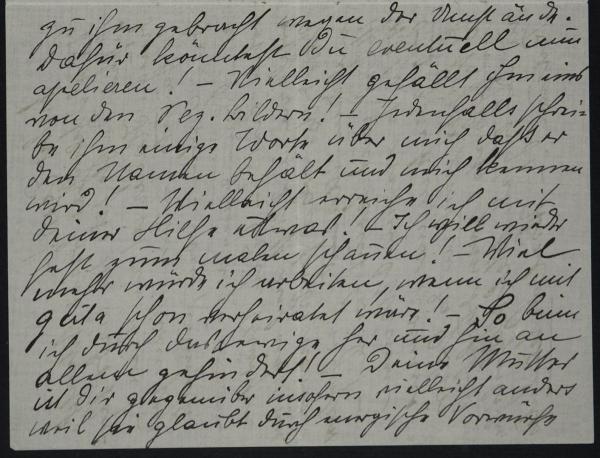Letter from Anton Peschka to Egon Schiele Bild 3