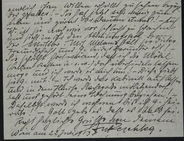 Letter from Anton Peschka to Egon Schiele Bild 4