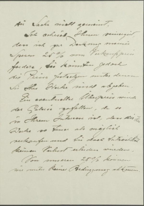 Brief von Guido Arnot an Egon Schiele Bild 2