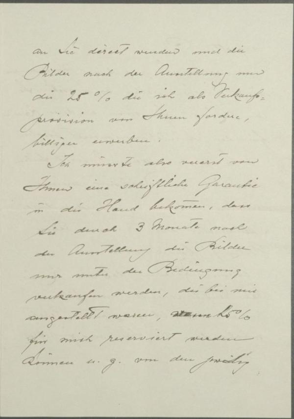 Brief von Guido Arnot an Egon Schiele Bild 2