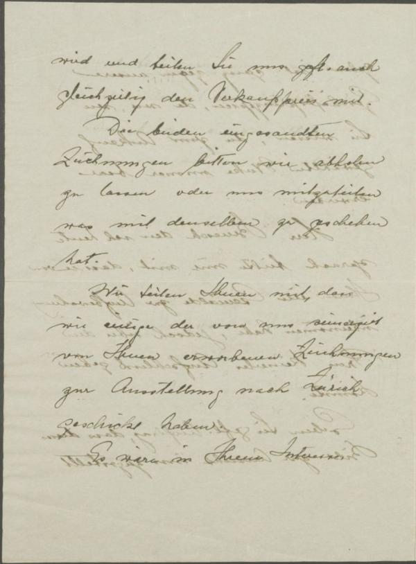 Brief von Guido Arnot an Egon Schiele Bild 3