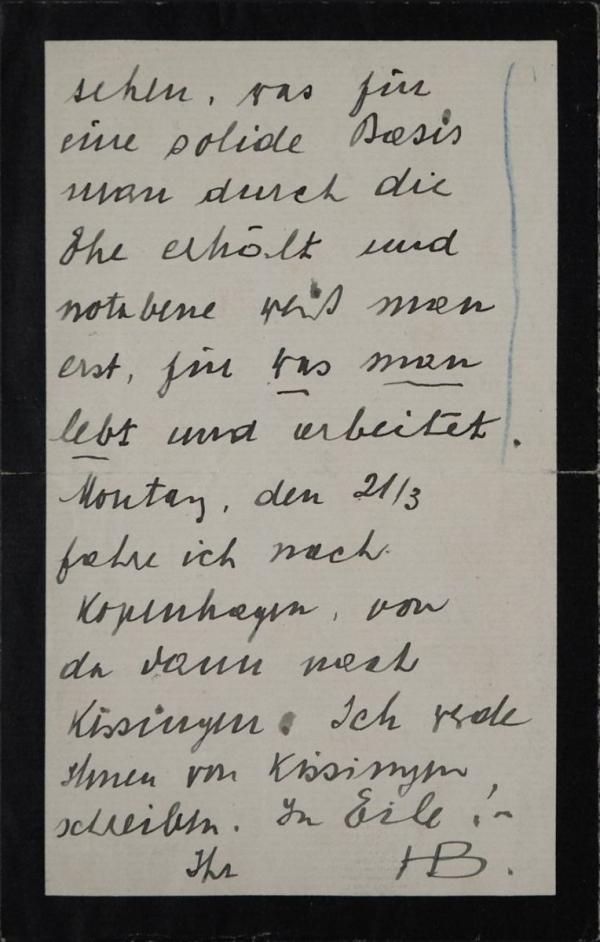 Letter from Heinrich Böhler to Egon Schiele Bild 4