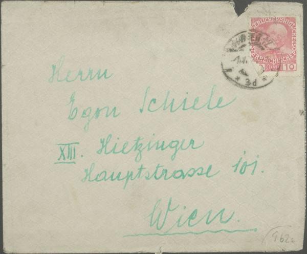 Letter from Heinrich Böhler to Egon Schiele Bild 3