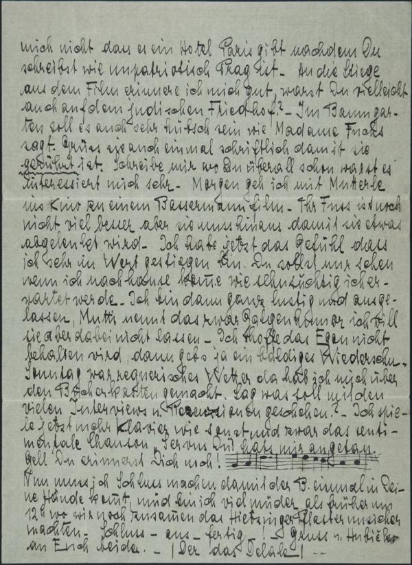 Brief von Adele Harms an Egon und Edith Schiele Bild 2