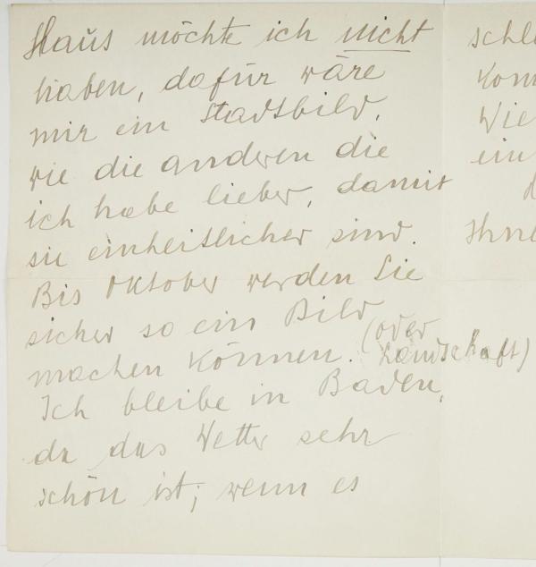 Brief von Heinrich Böhler an Egon Schiele Bild 2