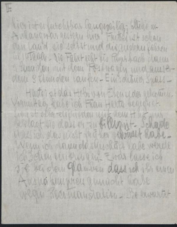 Brief von Adele Harms an Egon und Edith Schiele Bild 2