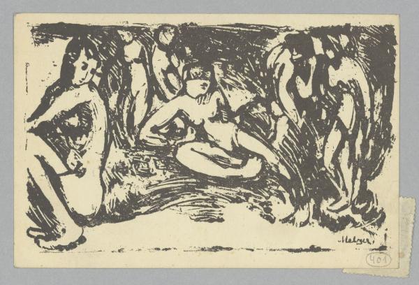 Postcard from Edith Schiele to Leopold Liegler 