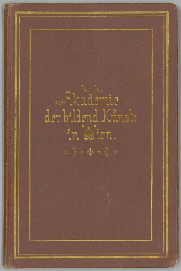 Studienausweis von Egon Schiele an der Akademie der bildenden Künste Wien 