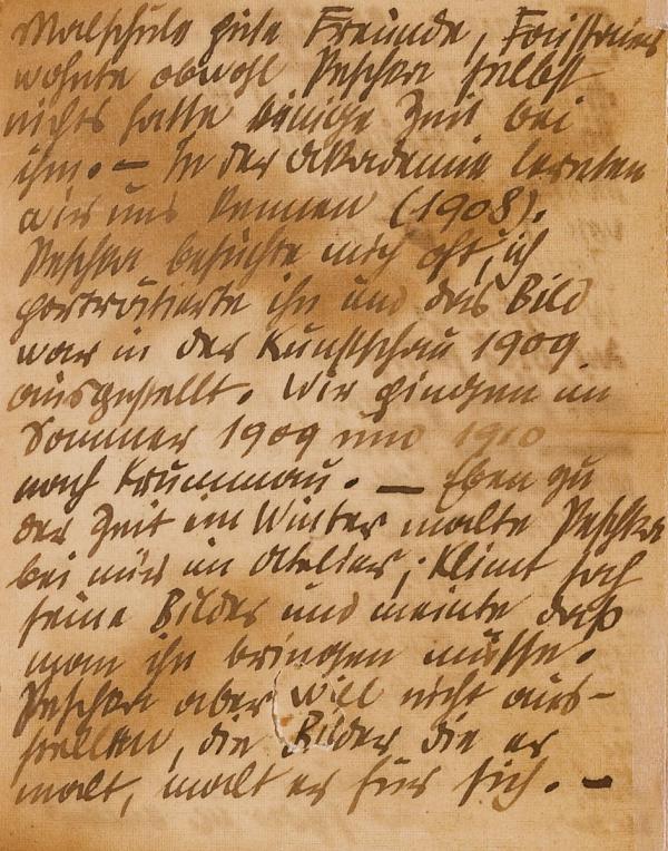 Brief von Egon Schiele an Franz Hauer Bild 2