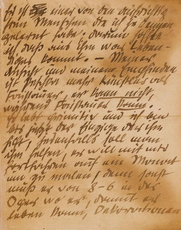 Brief von Egon Schiele an Franz Hauer Bild 3