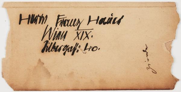 Brief von Egon Schiele an Franz Hauer Bild 2