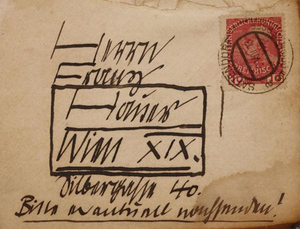 Brief von Egon Schiele an Franz Hauer Bild 2