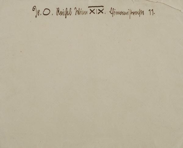 Letter from Egon Schiele to Oskar Reichel Bild 2