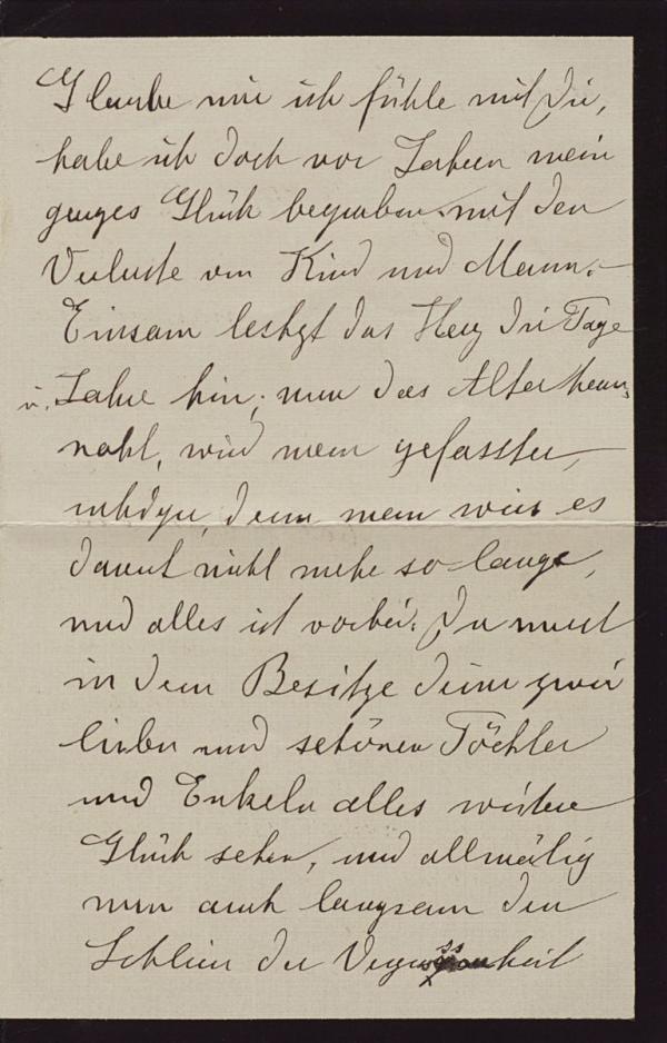 Kondolenzschreiben von Olga Kussy an Marie Schiele zum Tod von Egon und Edith Schiele Bild 3