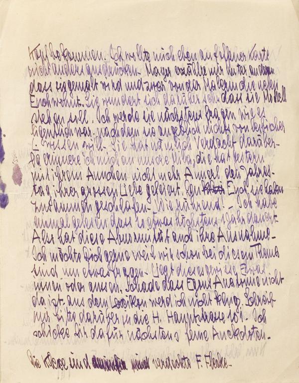 Letter from Adele Harms to Egon und Edith Schiele Bild 3