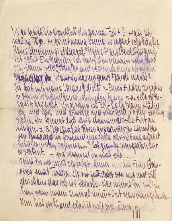 Letter from Adele Harms to Egon und Edith Schiele Bild 4