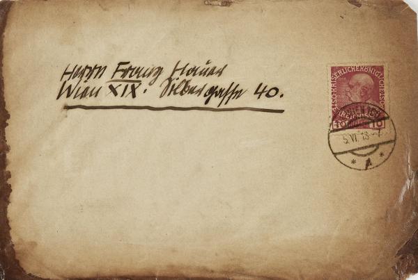 Brief von Egon Schiele an Franz Hauer Bild 2